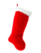 Christmas boot isolated over a white background