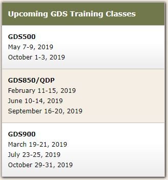 GDS Classes